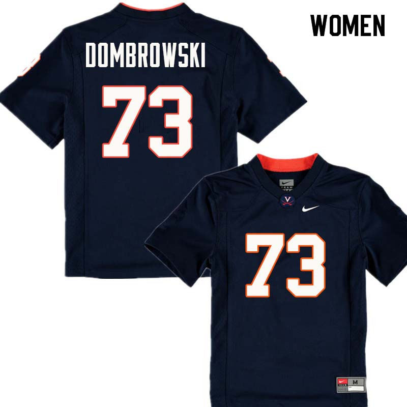 Women #73 Jim Dombrowski Virginia Cavaliers College Football Jerseys Sale-Navy